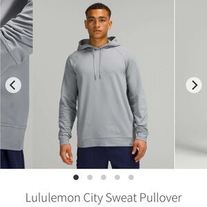 Men’s lululemon city sweat pullover hoodie rhino grey